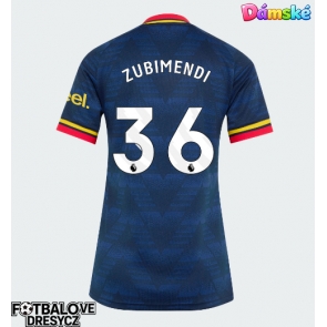 Arsenal Martin Zubimendi #36 Dámské Venkovní Dres 2026-27 Krátký Rukáv Arsenal Martin Zubimendi #36 Dámské Venkovní Dres 2026-27 Krátký Rukáv